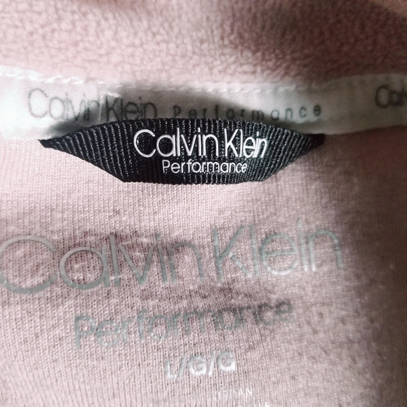 CALVIN KLEIN PERFORMANCE PULLOVER WITH SIDE ZIPPER AT TOP SIZE LARGE - Picture 3 of 12